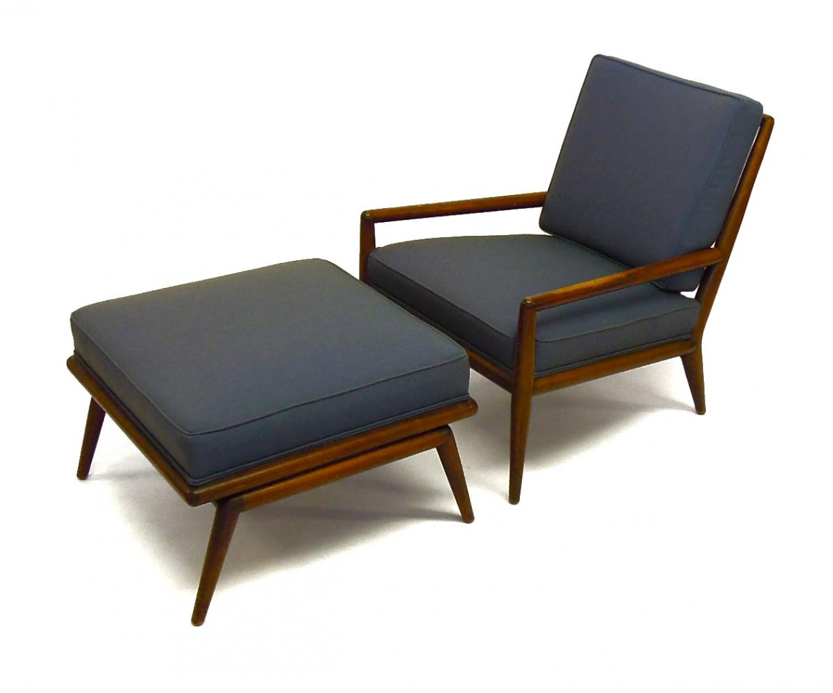Danish Lounge Chair & Ottoman
