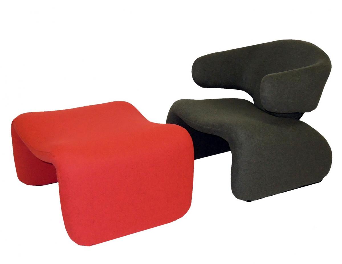 Djinn Chair & Ottoman