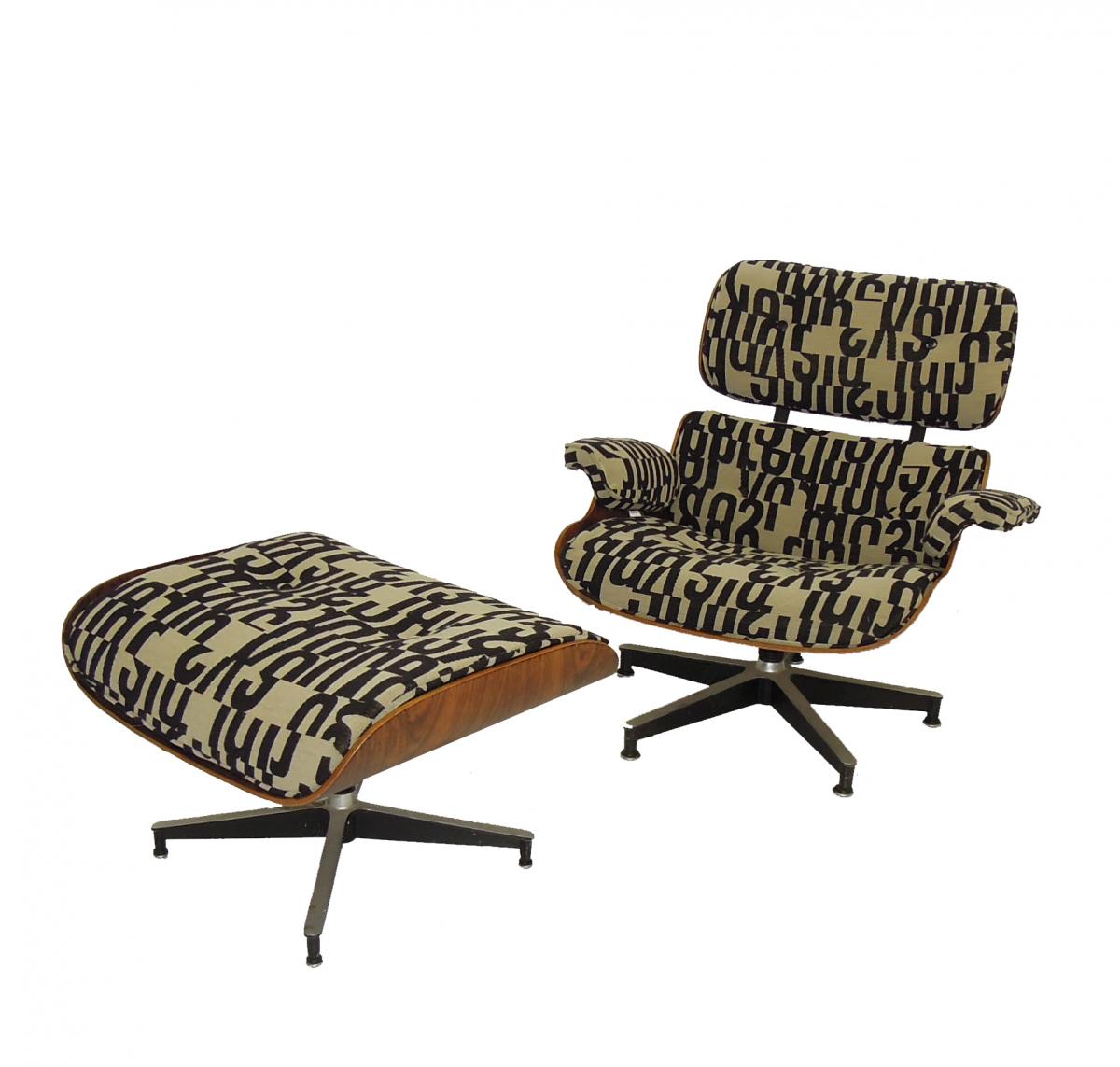 Eames Lounge Chair Reupholster Maharam Fabric MOD