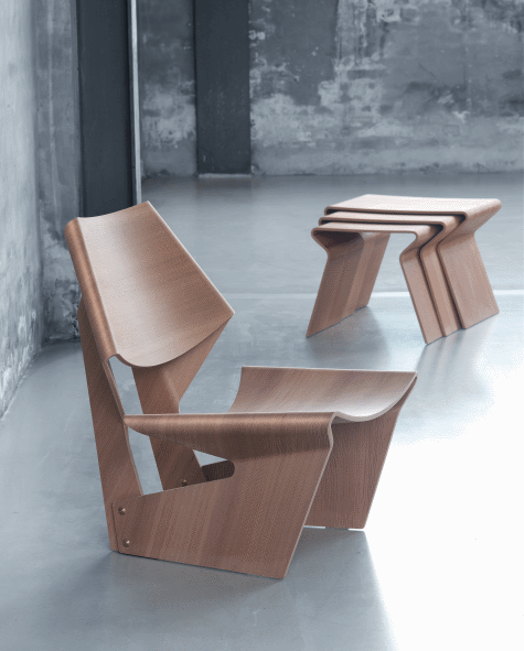 Grete Jalk chair and table Grete Jalk chair and table