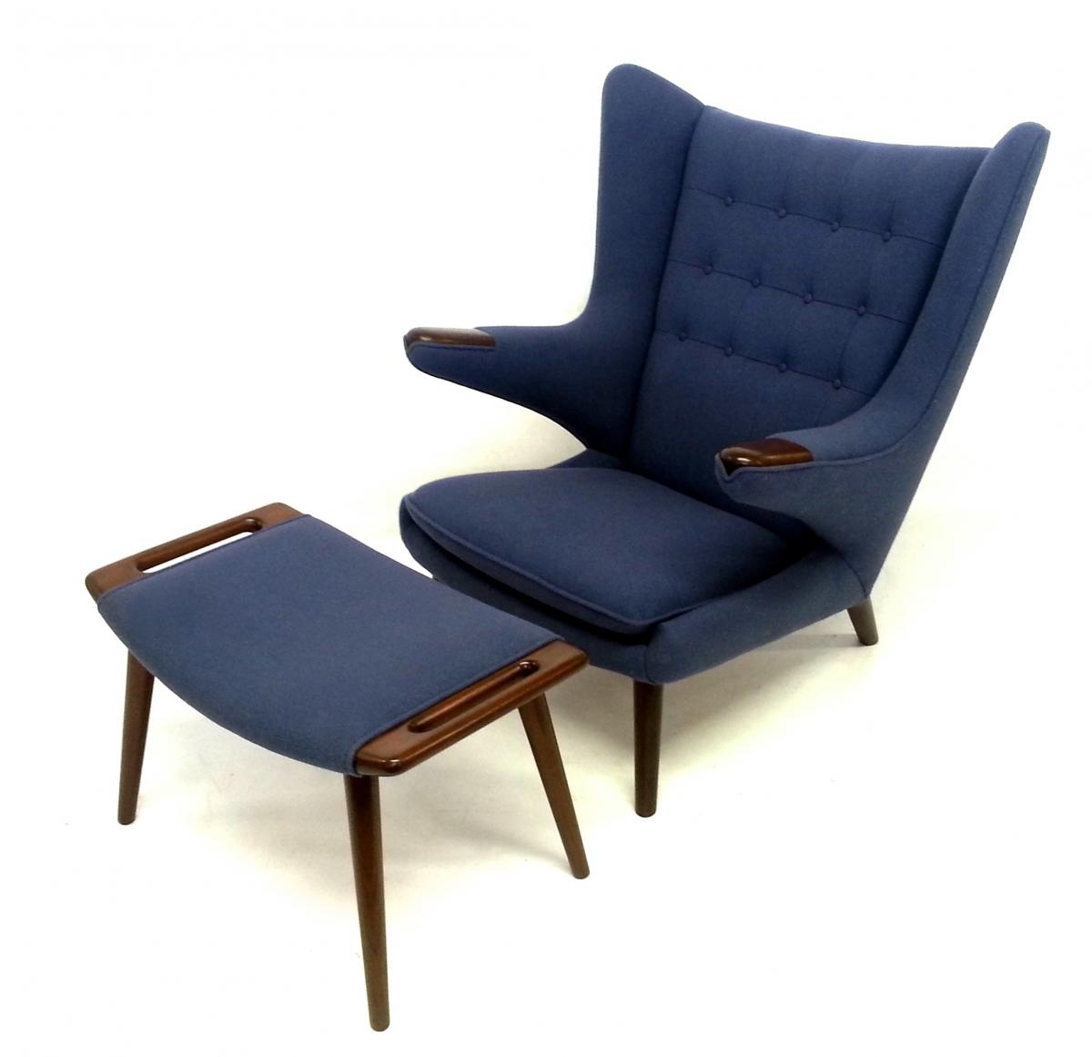 Hans Wegner Papa Bear Chair Reupholstery Brooklyn Ny Mod