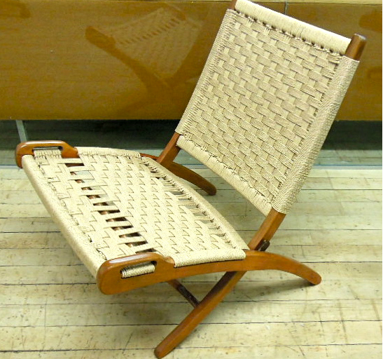 Hans Wegner Rope chair re-corded Hans Wegner Rope chair re-corded