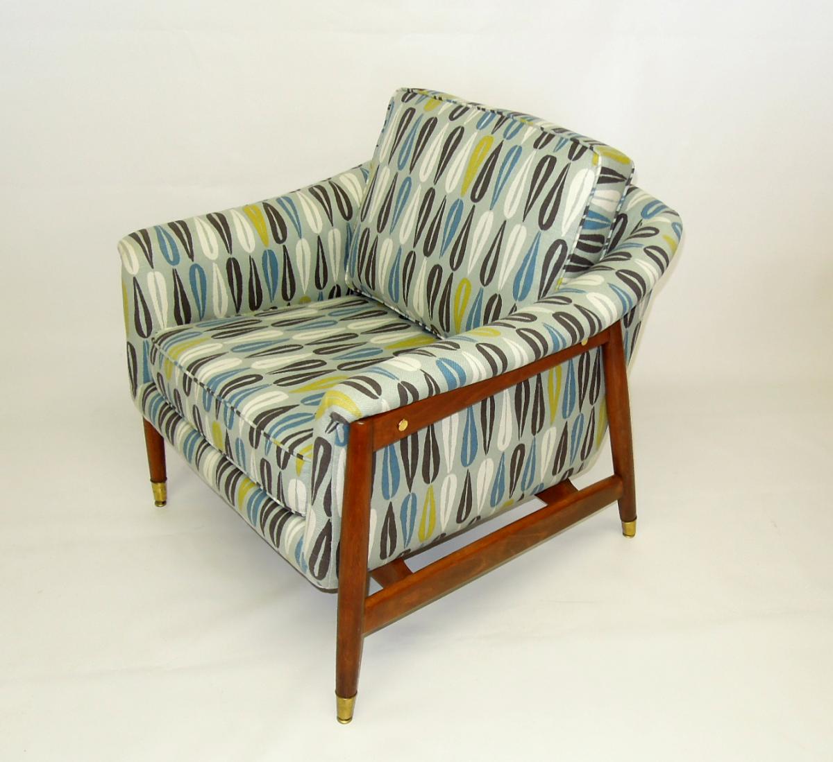 Folke Ohlsson chair reuphosltered Folke Ohlsson chair reuphosltered