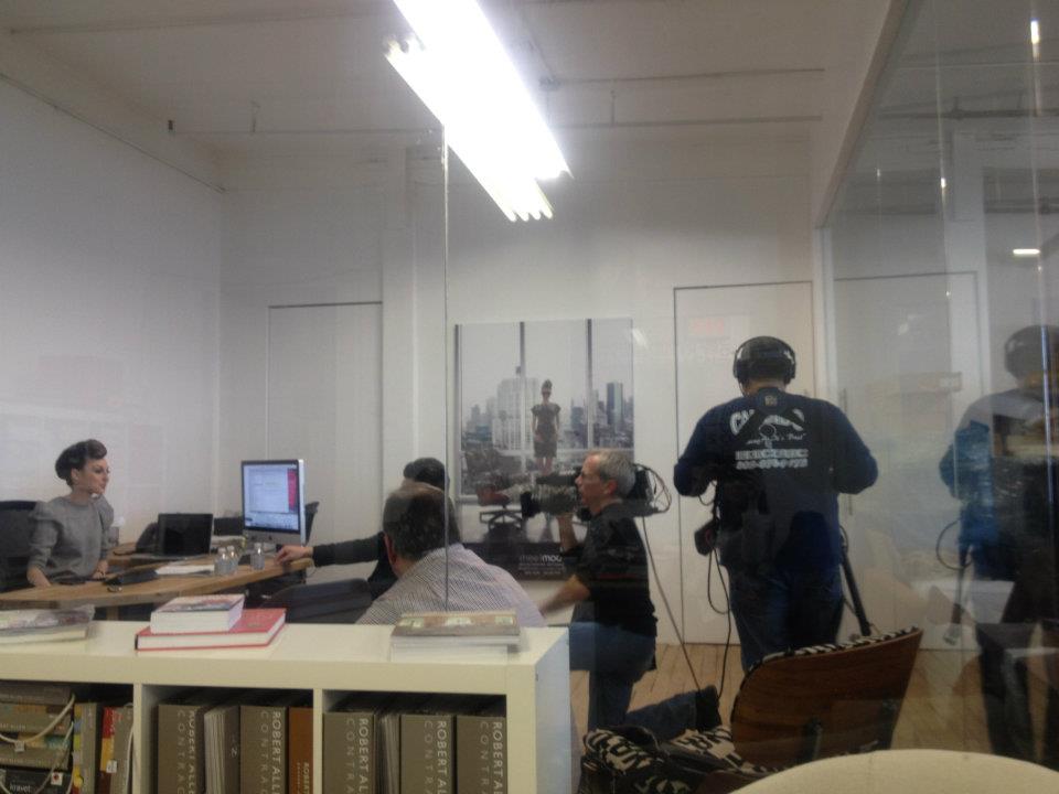 Film Crew At MOD Restoration Interviewing Hanny