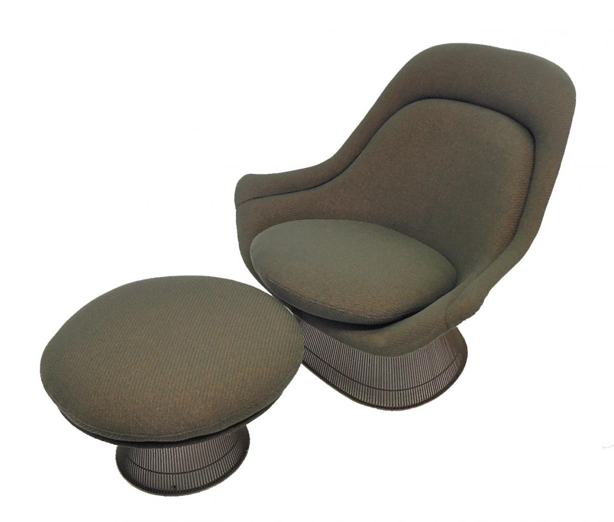 Platner Chair and Ottoman