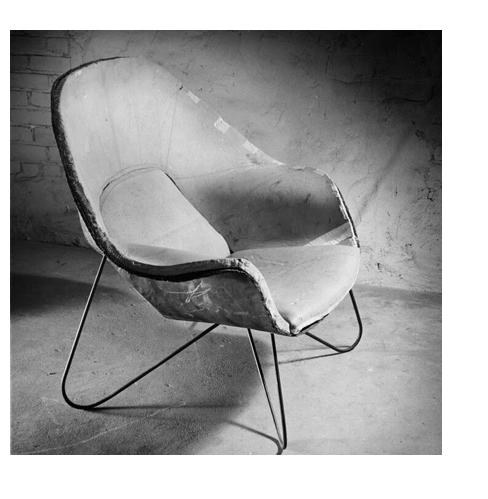 Original Prototype of Saarinen's Womb Chair