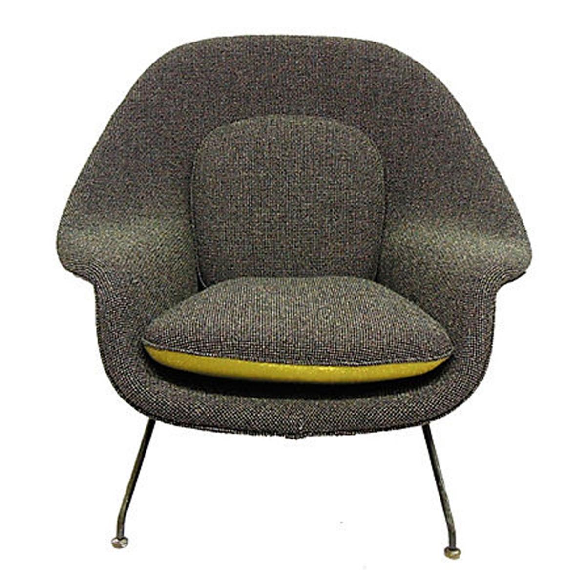 Saarinen Womb Chair Reupholstered in Maharam and Knoll