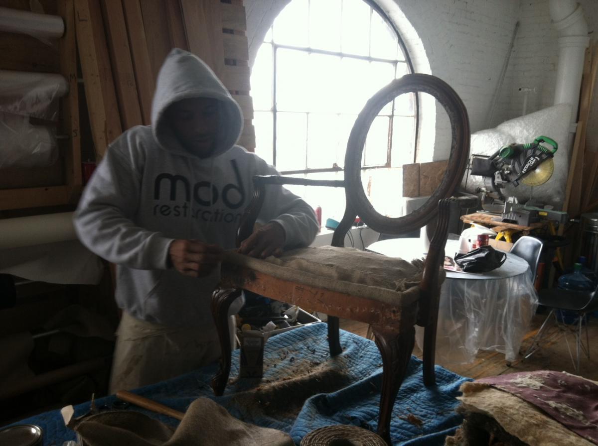 Upholsterer Re-webbing Seat Deck