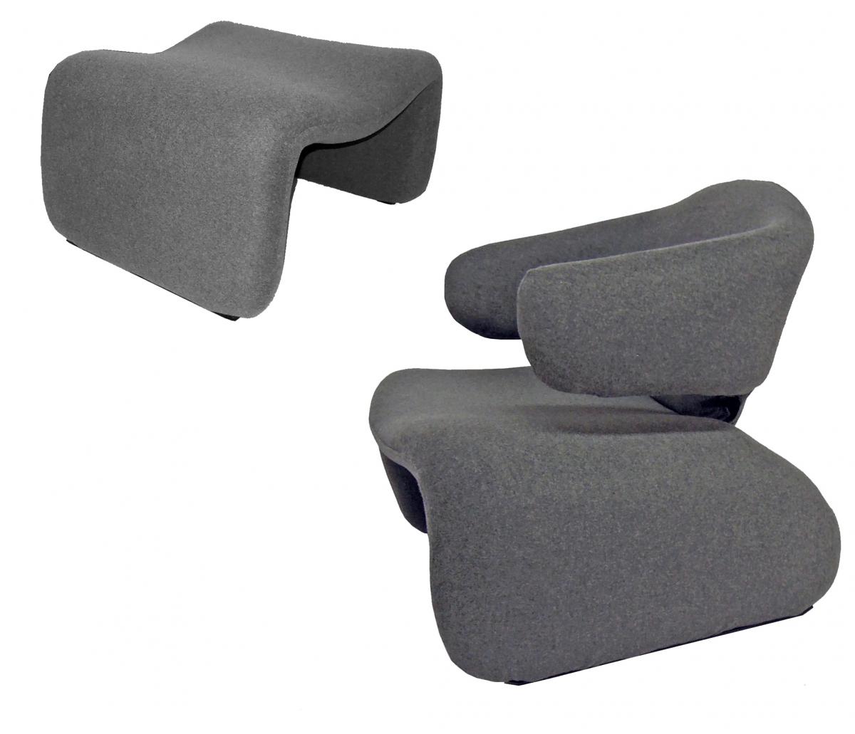 Djinn Chair & Ottoman